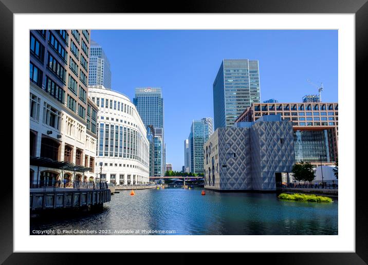 London's Glass Towers Framed Mounted Print by Paul Chambers