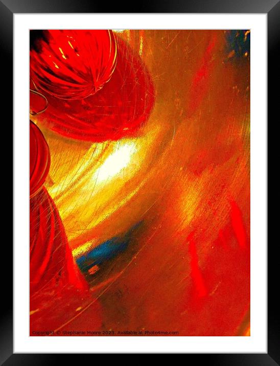 Abstract 668 Framed Mounted Print by Stephanie Moore