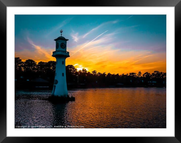 Beautiful Sunset Framed Mounted Print by Jane Metters