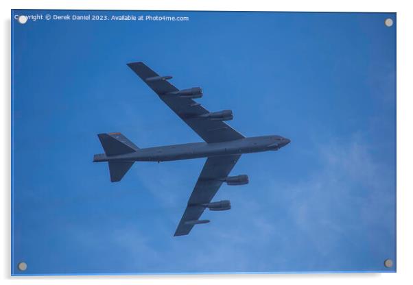 The Boeing B-52 Stratofortress Acrylic by Derek Daniel