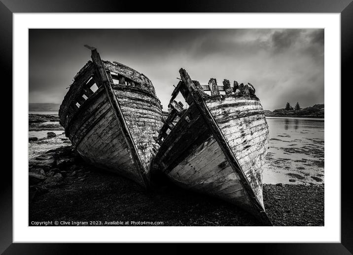 The Serene Solitude Framed Mounted Print by Clive Ingram