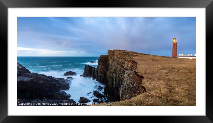 Beacon of the North Framed Mounted Print by Jim Monk