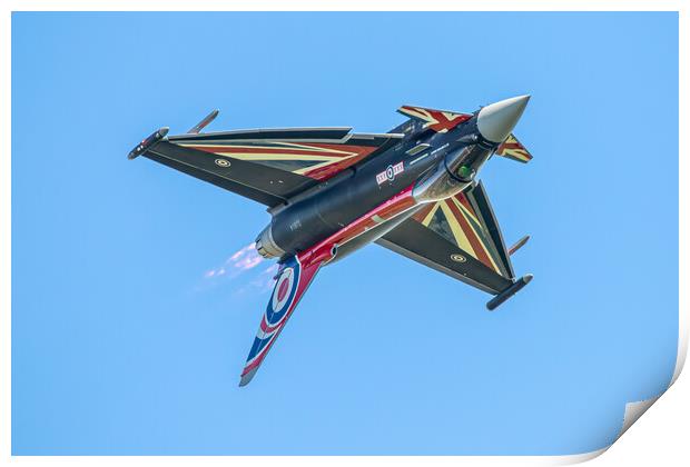 RAF Eurofighter Typhoon Blackjack Print by J Biggadike