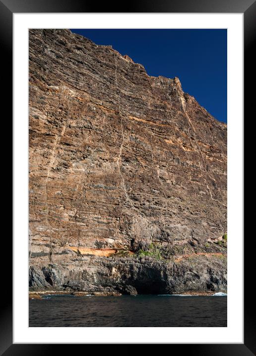 Cliff of Los Gigantes In Tenerife Framed Mounted Print by Artur Bogacki