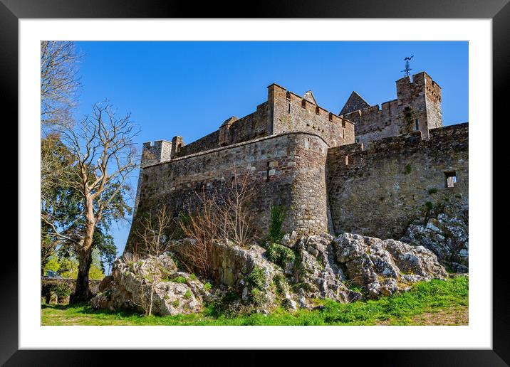 Medieval Cahir Castle In Ireland Framed Mounted Print by Artur Bogacki