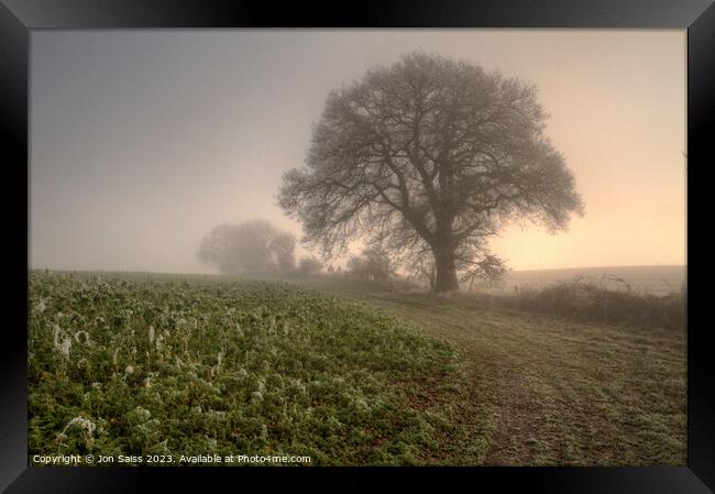 Misty Morning Framed Print by Jon Saiss