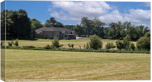 The Picturesque Village Hall of Duffus Canvas Print by Tom McPherson