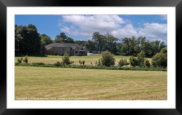 The Picturesque Village Hall of Duffus Framed Mounted Print by Tom McPherson