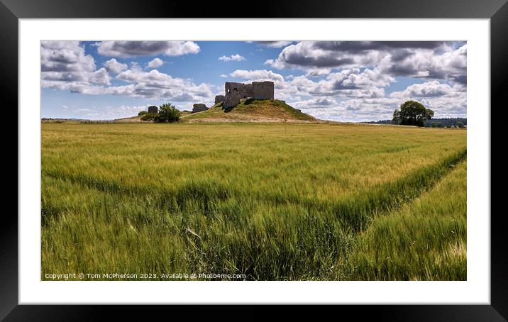 Timeless Ruins of Duffus Castle Framed Mounted Print by Tom McPherson