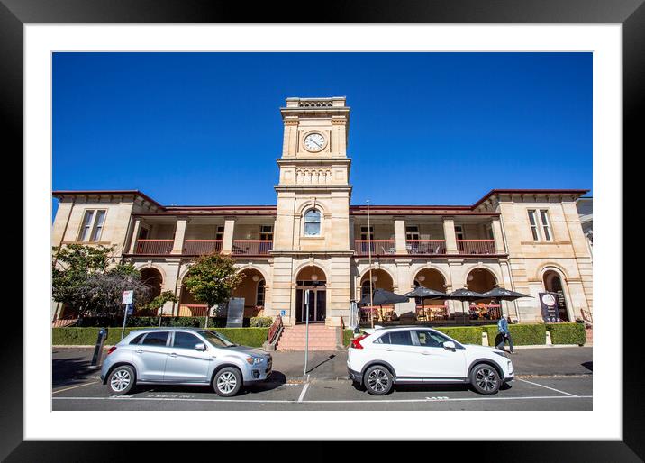 Toowoomba Heritage Post Office Building Framed Mounted Print by Antonio Ribeiro