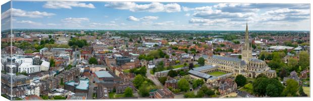 Norwich Skyline Canvas Print by Apollo Aerial Photography
