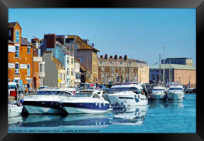 Weymouth Framed Print by Alison Chambers