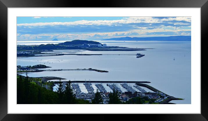 Firth of Clyde panorama Framed Mounted Print by Allan Durward Photography