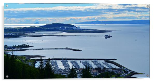 Firth of Clyde panorama Acrylic by Allan Durward Photography