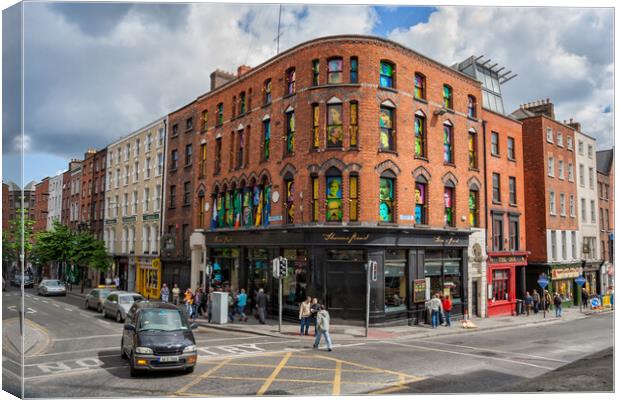 Thomas Read Shop In Dublin Canvas Print by Artur Bogacki