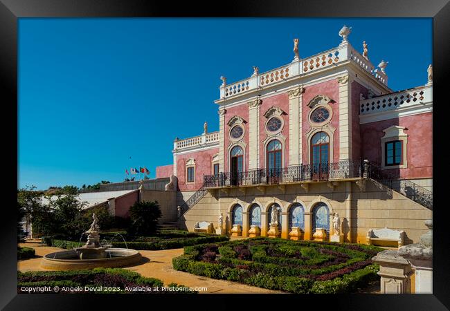 The Enchanting Palace of Estoi in Algarve  Framed Print by Angelo DeVal