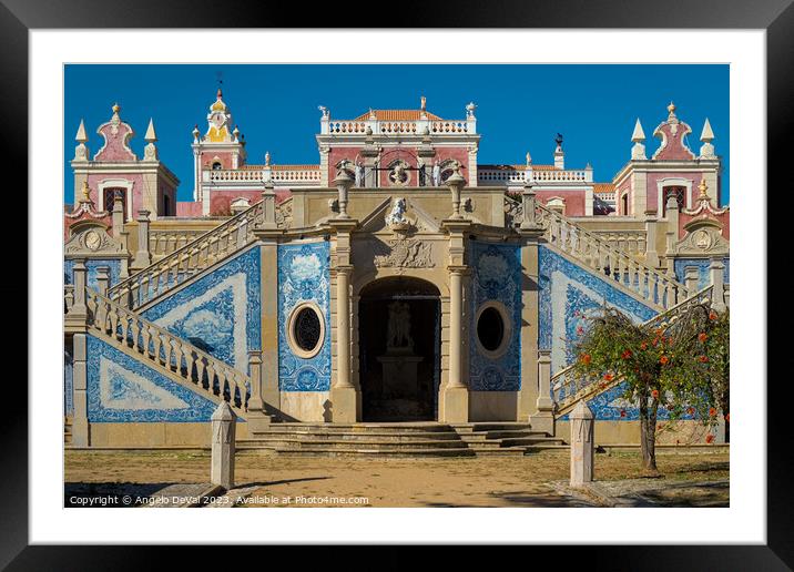The Timeless Beauty of Estoi Palace Framed Mounted Print by Angelo DeVal