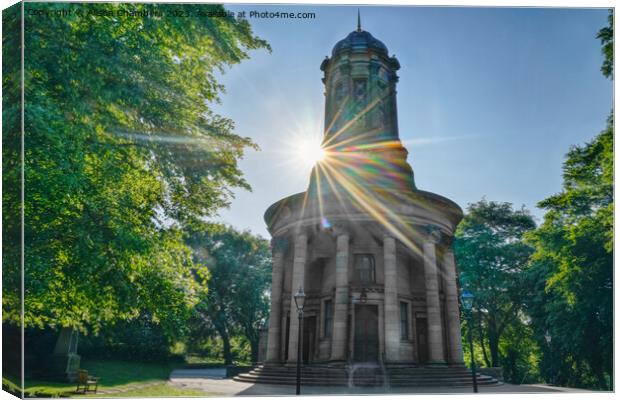 Saltaire United Reformed Church Canvas Print by Alison Chambers