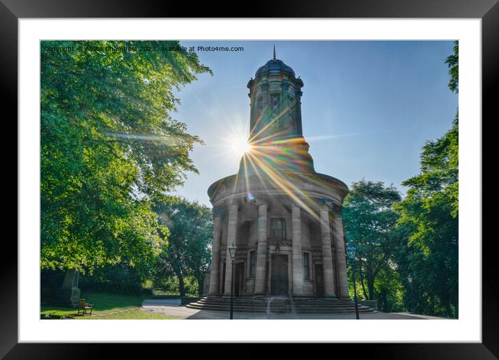 Saltaire United Reformed Church Framed Mounted Print by Alison Chambers