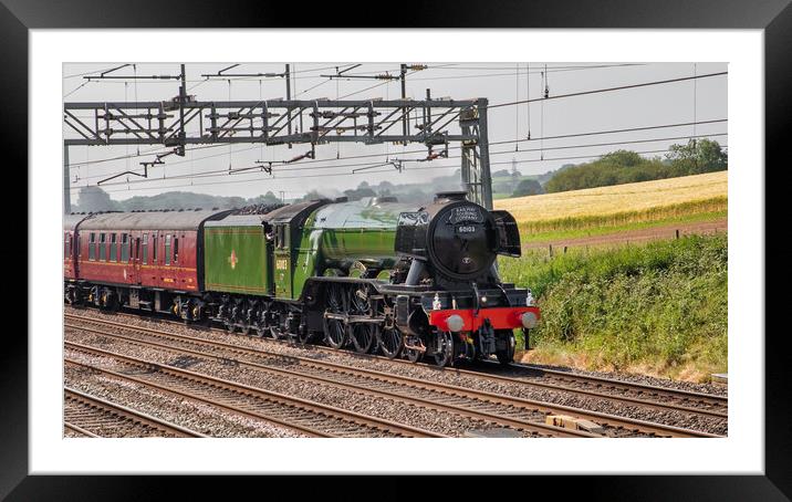The Flying Scotsman Framed Mounted Print by Alan Tunnicliffe