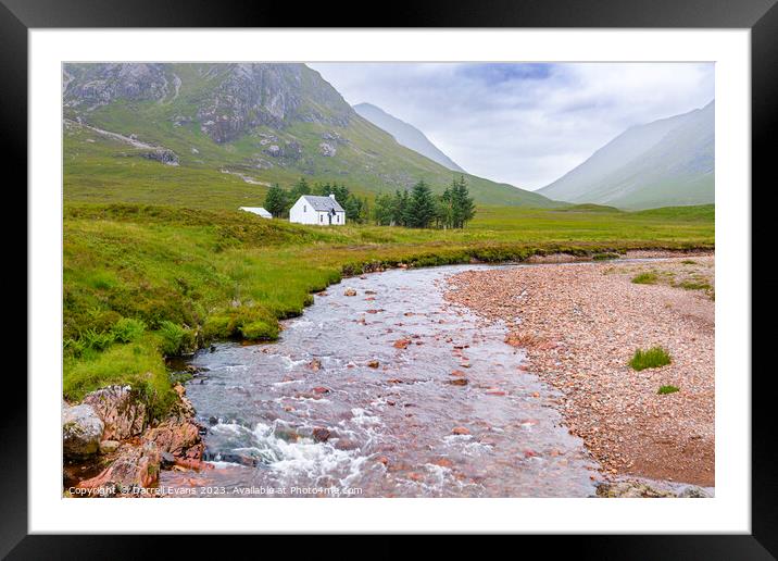 River Coupall in Glencoe Framed Mounted Print by Darrell Evans
