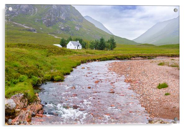 River Coupall in Glencoe Acrylic by Darrell Evans