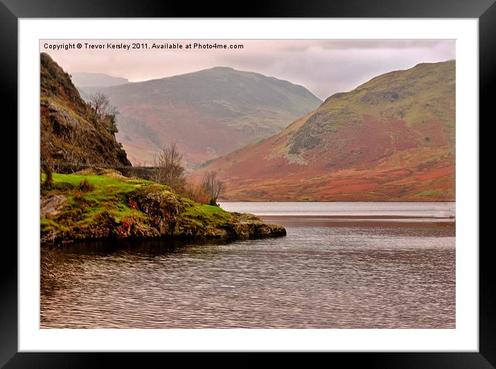 Buttermere Framed Mounted Print by Trevor Kersley RIP