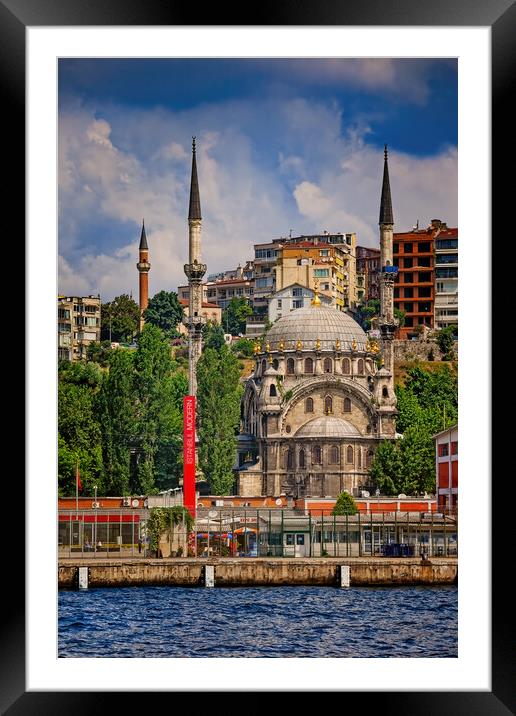 Nusretiye Mosque in Istanbul Framed Mounted Print by Artur Bogacki