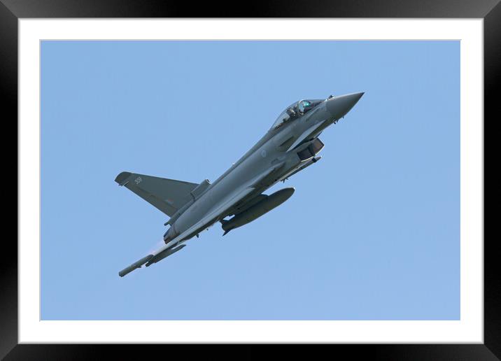 RAF Eurofighter Typhoon Anarchy1 Framed Mounted Print by J Biggadike