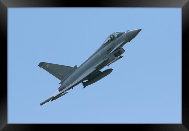 RAF Eurofighter Typhoon Anarchy1 Framed Print by J Biggadike