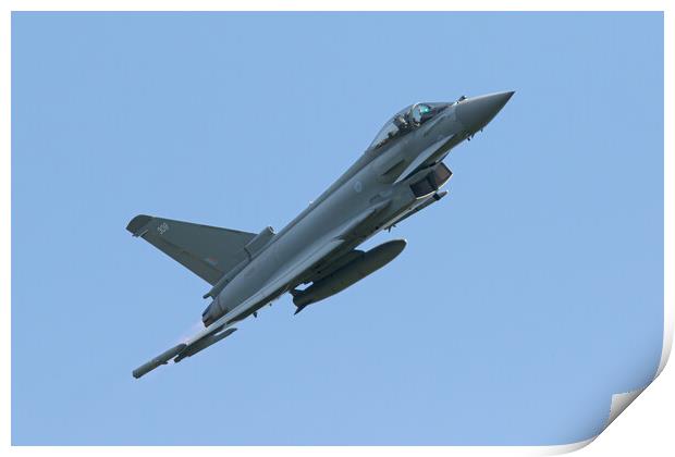 RAF Eurofighter Typhoon Anarchy1 Print by J Biggadike