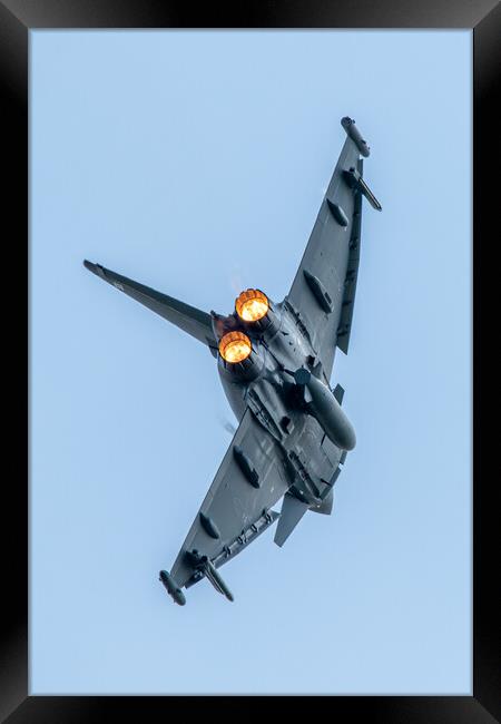 RAF Eurofighter Typhoon Anarchy1 Framed Print by J Biggadike