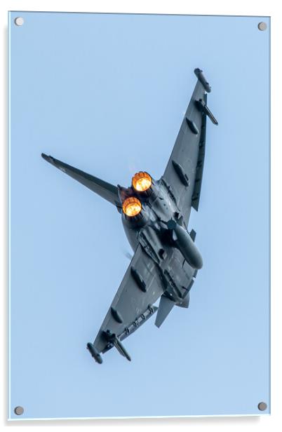 RAF Eurofighter Typhoon Anarchy1 Acrylic by J Biggadike