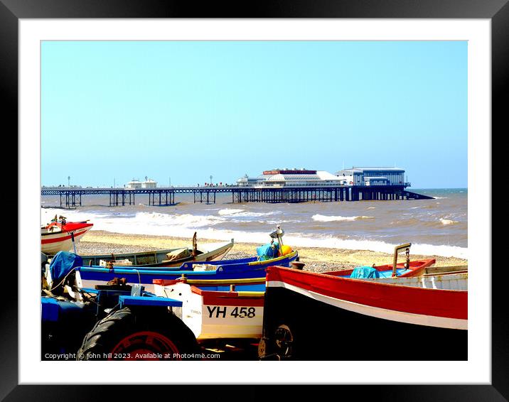 Tranquil Charm of Cromer Pier Framed Mounted Print by john hill