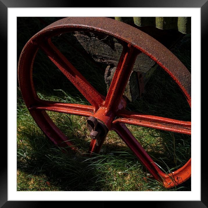 Wheels of Time Framed Mounted Print by Tom Lloyd