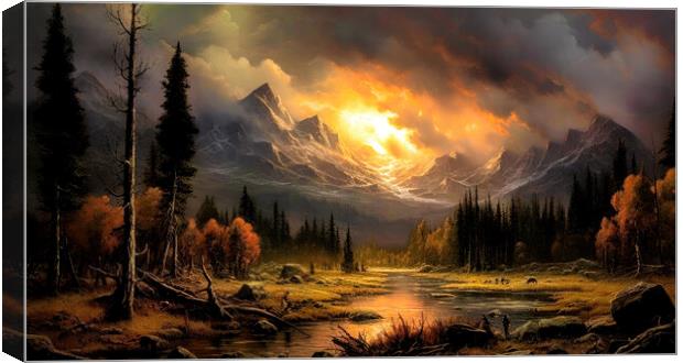 Rocky mountain high Canvas Print by Brian Tarr