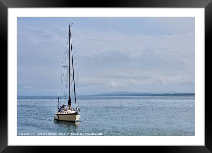 Serene Solitude on the Moray Firth Framed Mounted Print by Tom McPherson
