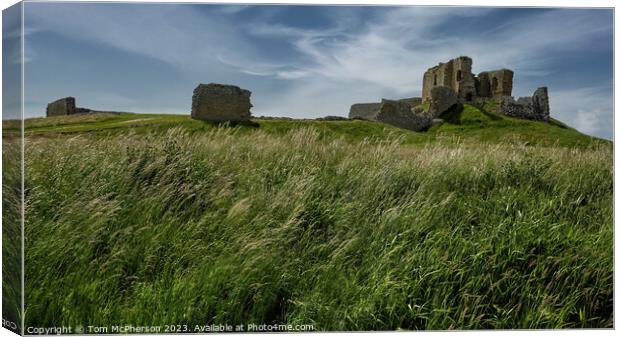 The Enduring Mystery of Duffus Castle Canvas Print by Tom McPherson