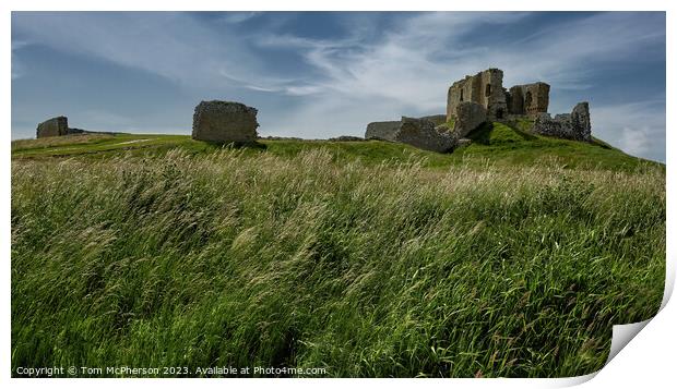 The Enduring Mystery of Duffus Castle Print by Tom McPherson