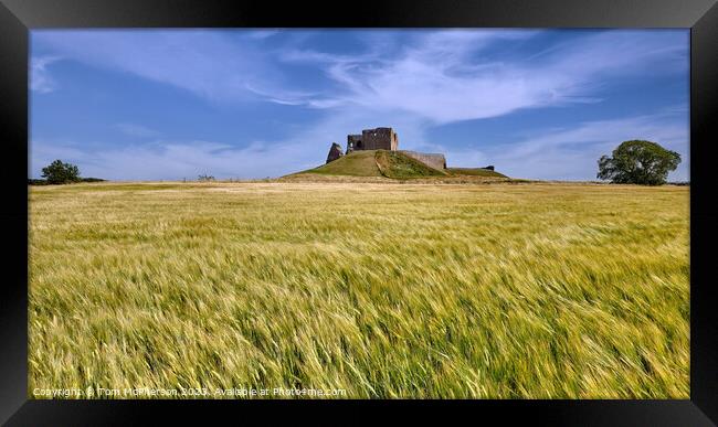 Dramatic View of Duffus Castle Framed Print by Tom McPherson