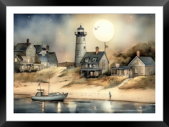 Old Cape Cod Framed Mounted Print by Brian Tarr