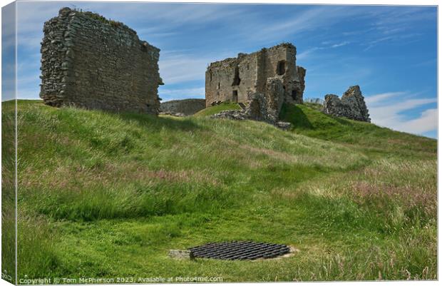 Mystical Ruins of Duffus Castle Canvas Print by Tom McPherson