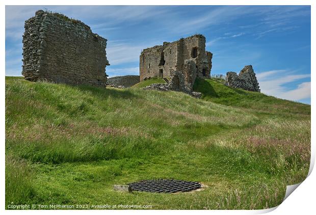 Mystical Ruins of Duffus Castle Print by Tom McPherson