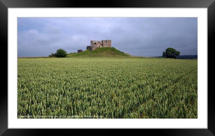 The Timeless Fortification of Duffus Castle Framed Mounted Print by Tom McPherson