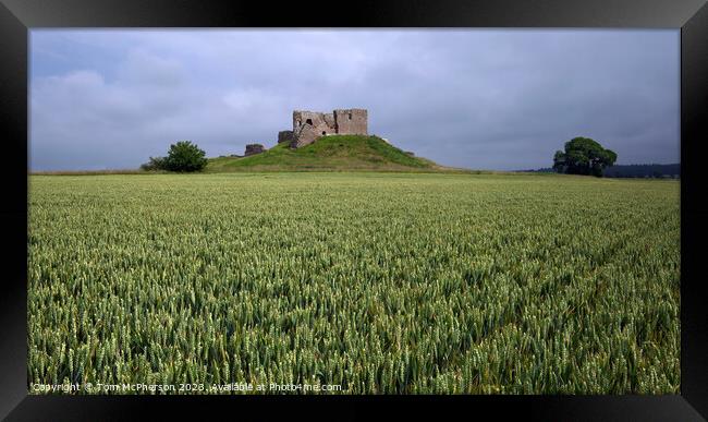 The Timeless Fortification of Duffus Castle Framed Print by Tom McPherson