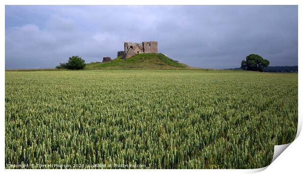 The Timeless Fortification of Duffus Castle Print by Tom McPherson