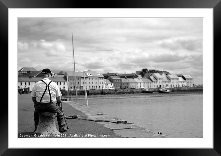 The Long Walk, Galway Framed Mounted Print by patrick dinneen