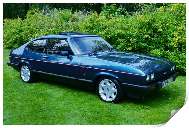 Lovely Ford Capri 280 Print by Allan Durward Photography