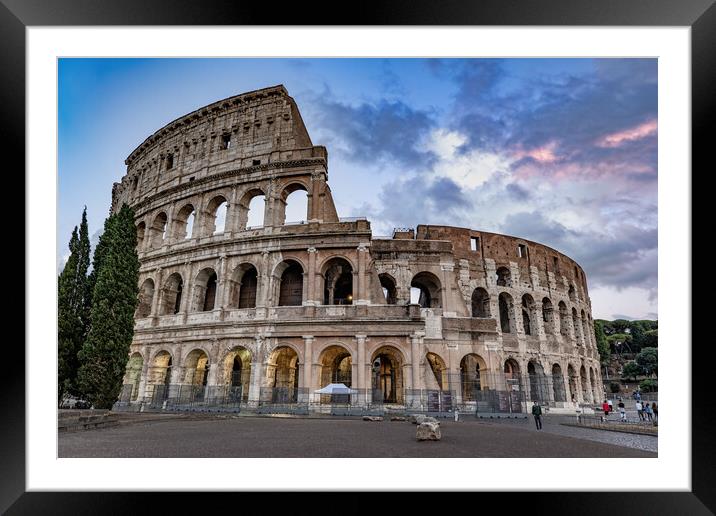 Colosseum In Rome Framed Mounted Print by Artur Bogacki