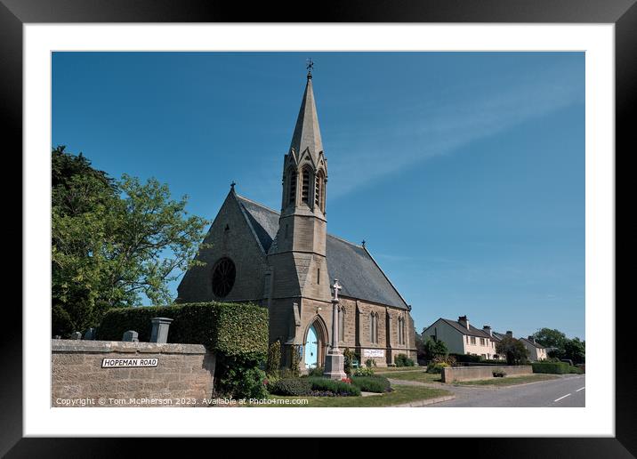  Church of Scotland Duffus Framed Mounted Print by Tom McPherson